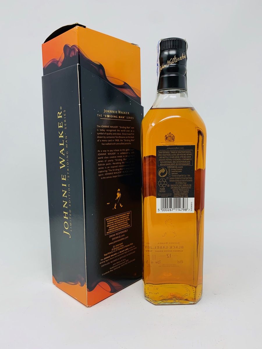 JOHNNIE WALKER JASPER GOODALL LIMITED EDITION 12 YEAR OLD BLACK LABEL