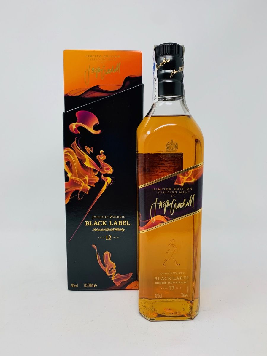 JOHNNIE WALKER JASPER GOODALL LIMITED EDITION 12 YEAR OLD BLACK LABEL