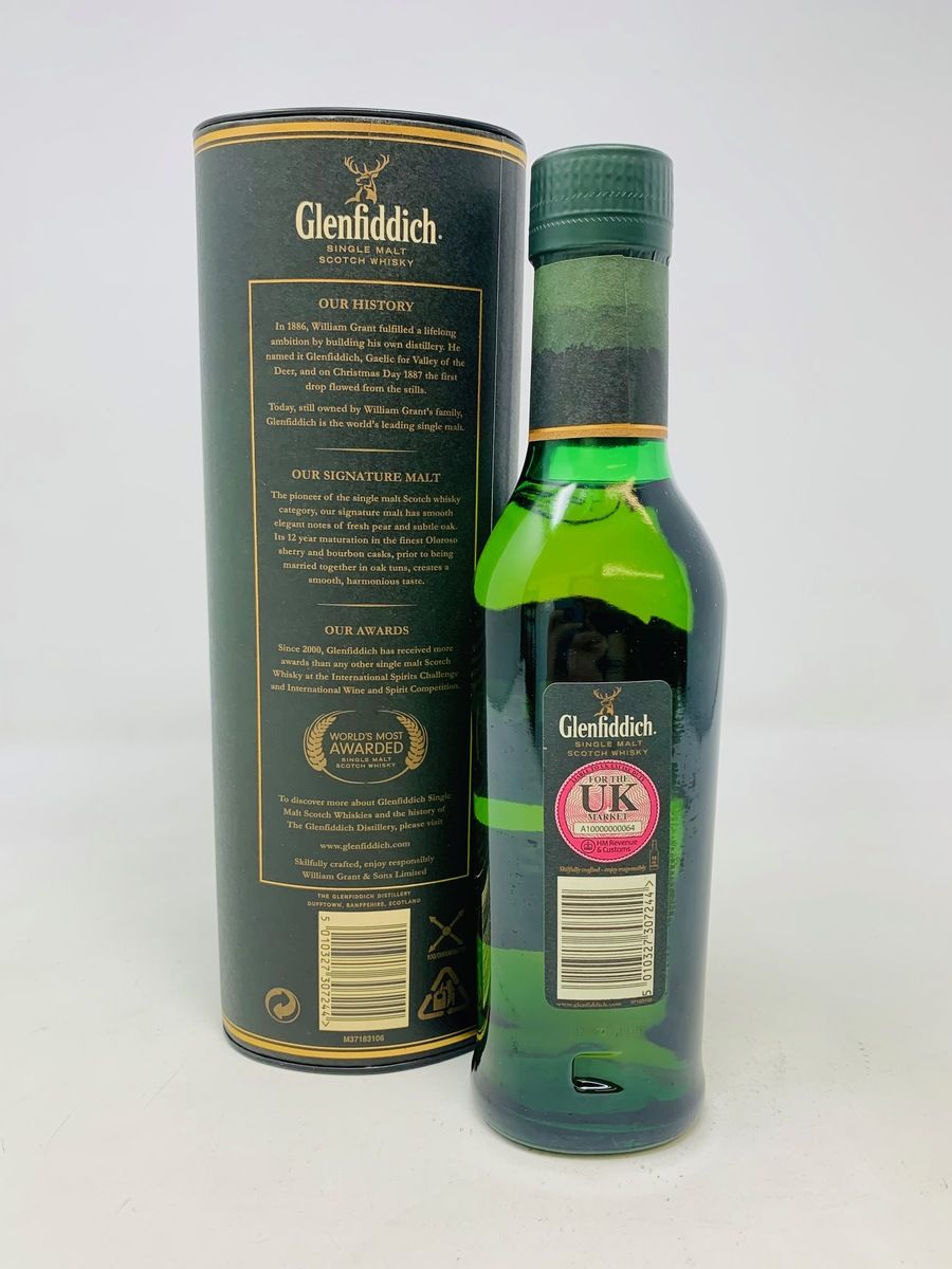 GLENFIDDICH 12 YEAR OLD 35CL