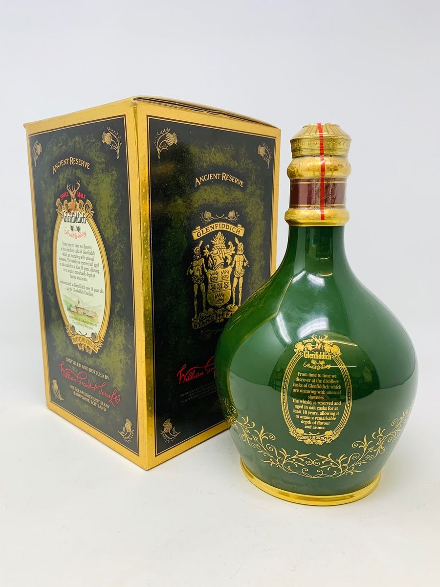 GLENFIDDICH 18 YEAR OLD ANCIENT RESERVE CERAMIC DECANTER