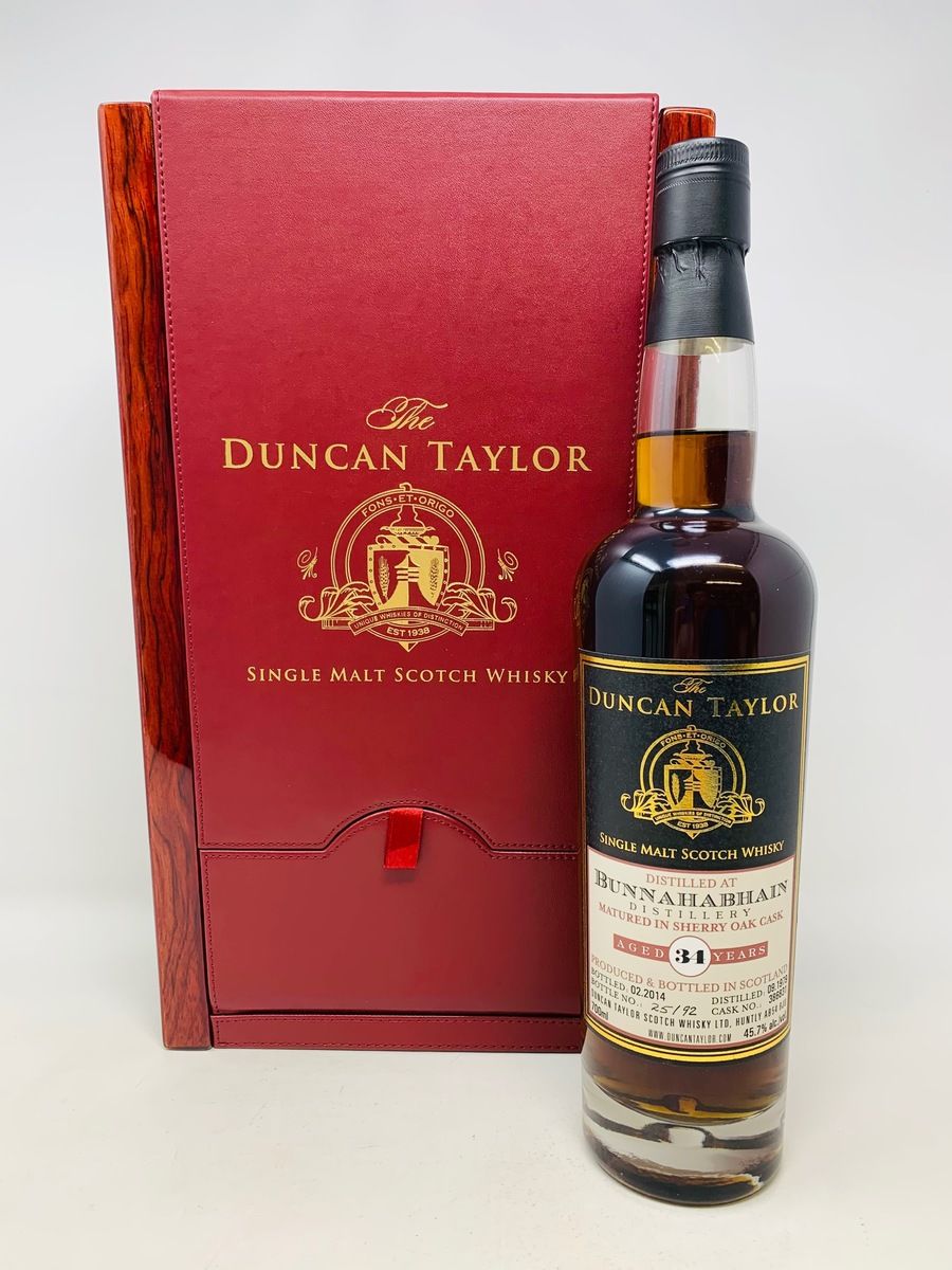 BUNNAHABHAIN 1979 34 YEAR OLD SHERRY CASK DUNCAN TAYLOR