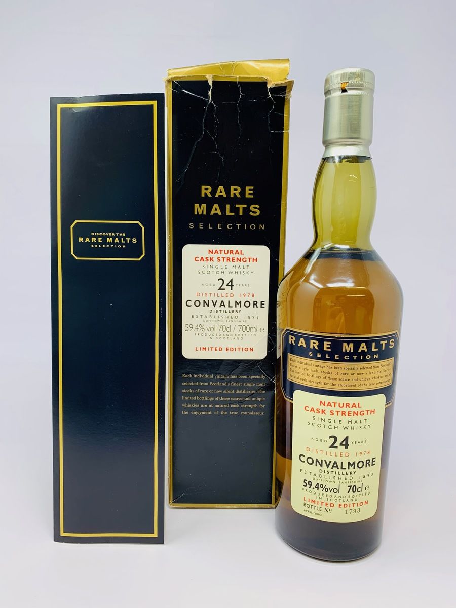 CONVALMORE 1978 24 YEAR OLD RARE MALT