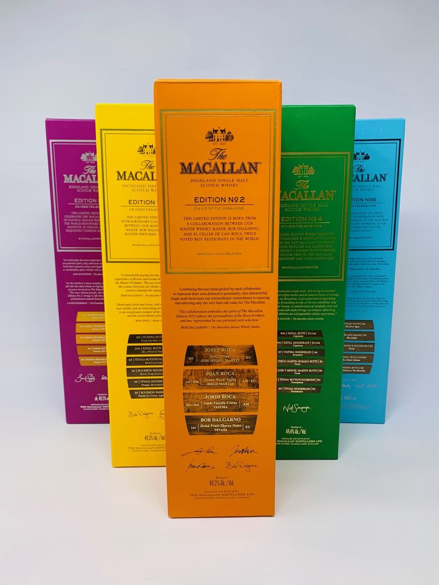 THE MACALLAN EDITIONS 2,3,4,5 & 6