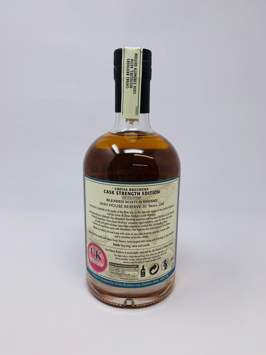 LINN HOUSE RESERVE 31 YEAR OLD CASK STRENGTH