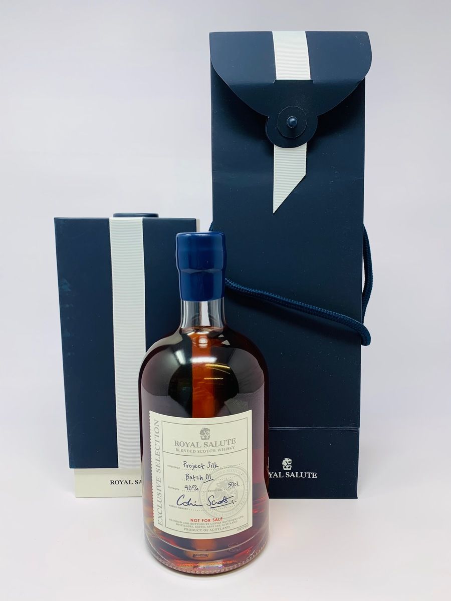 CHIVAS ROYAL SALUTE "PROJECT SILK" BATCH 1 NOT FOR SALE