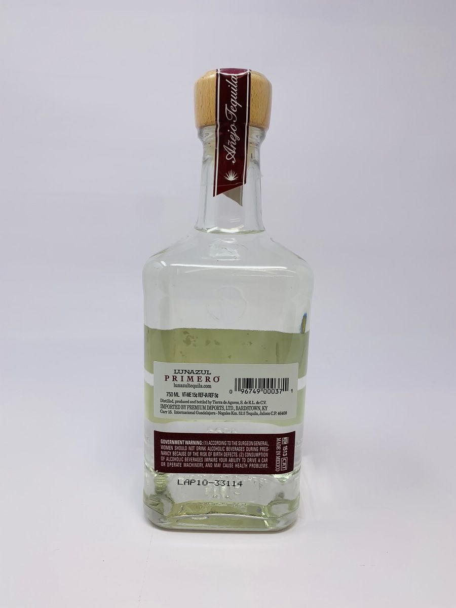 LUNAZUL PRIMERO TEQUILLA 100% DE AGAVE