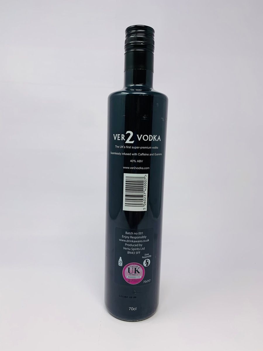 VER2 CAFFINE & GUARANA INFUSED VODKA