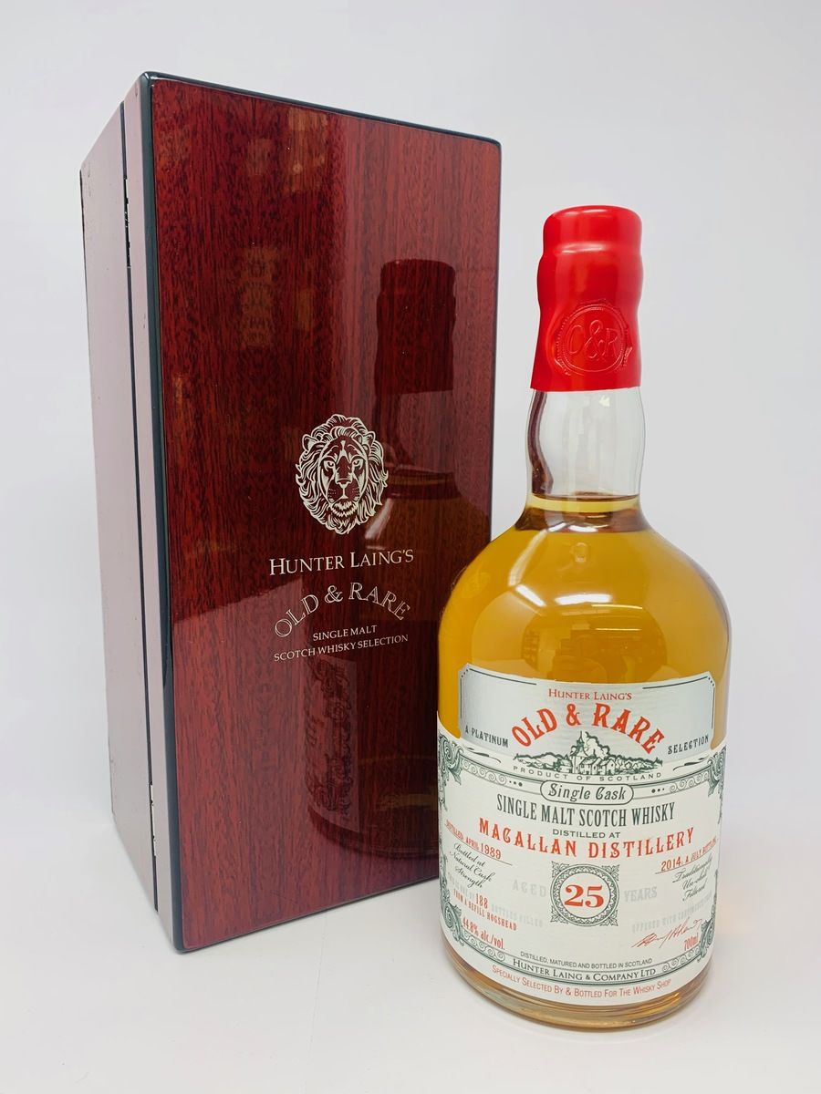 THE MACALLAN 25 YEAR OLD - HUNTER LAING'S OLD & RARE PLATINUM SELECTION