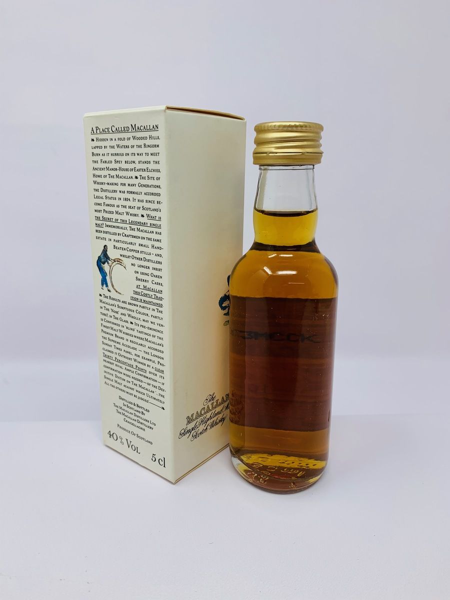 THE MACALLAN 10 YEAR OLD MINIATURE 