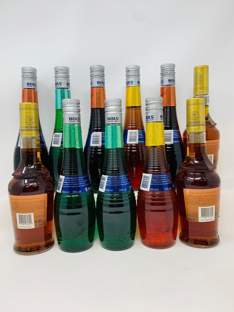11 x MIXED BOTTLES OF BOLS
