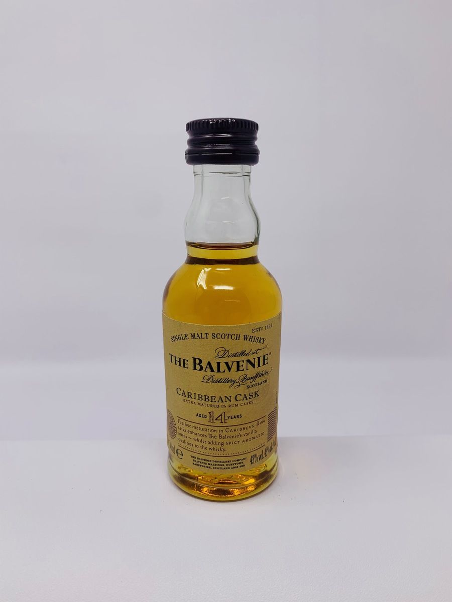 BALVENIE 14 YEAR OLD CARIBBEAN CASK MINIATURE