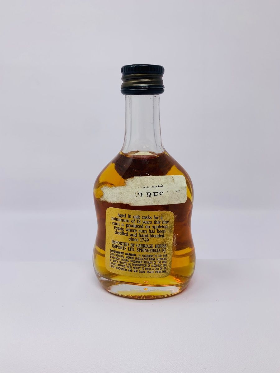 APPLETON ESTATE 12 YEAR OLD JAMAICA RUM MINIATURE