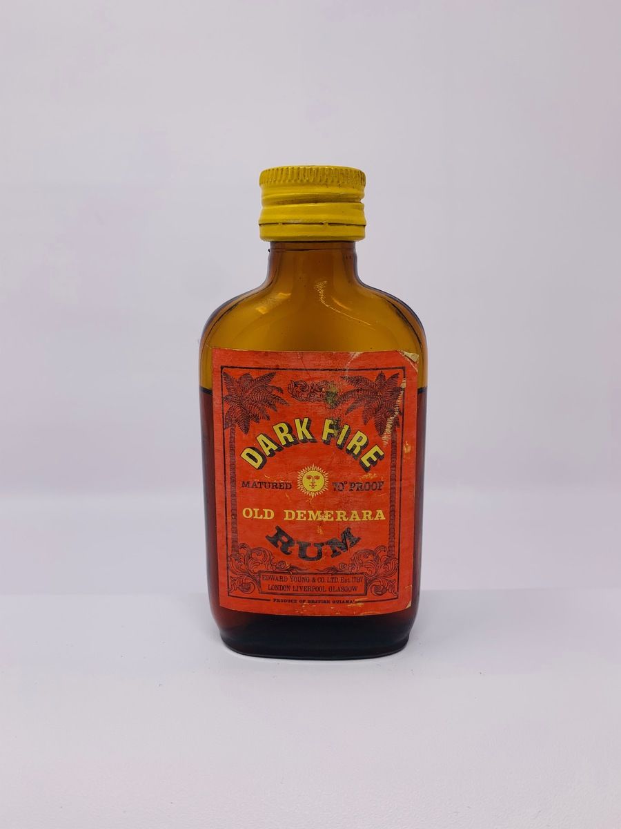 DARK FIRE OLD DEMERARA RUM 70 PROOF