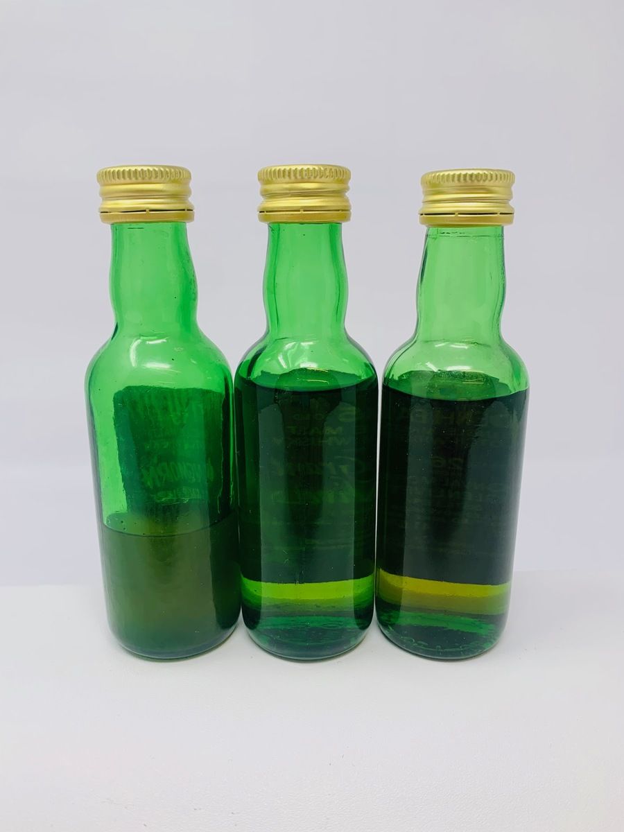 3 X OLD STYLE CADENHEADS WHISKY MINIATURES 