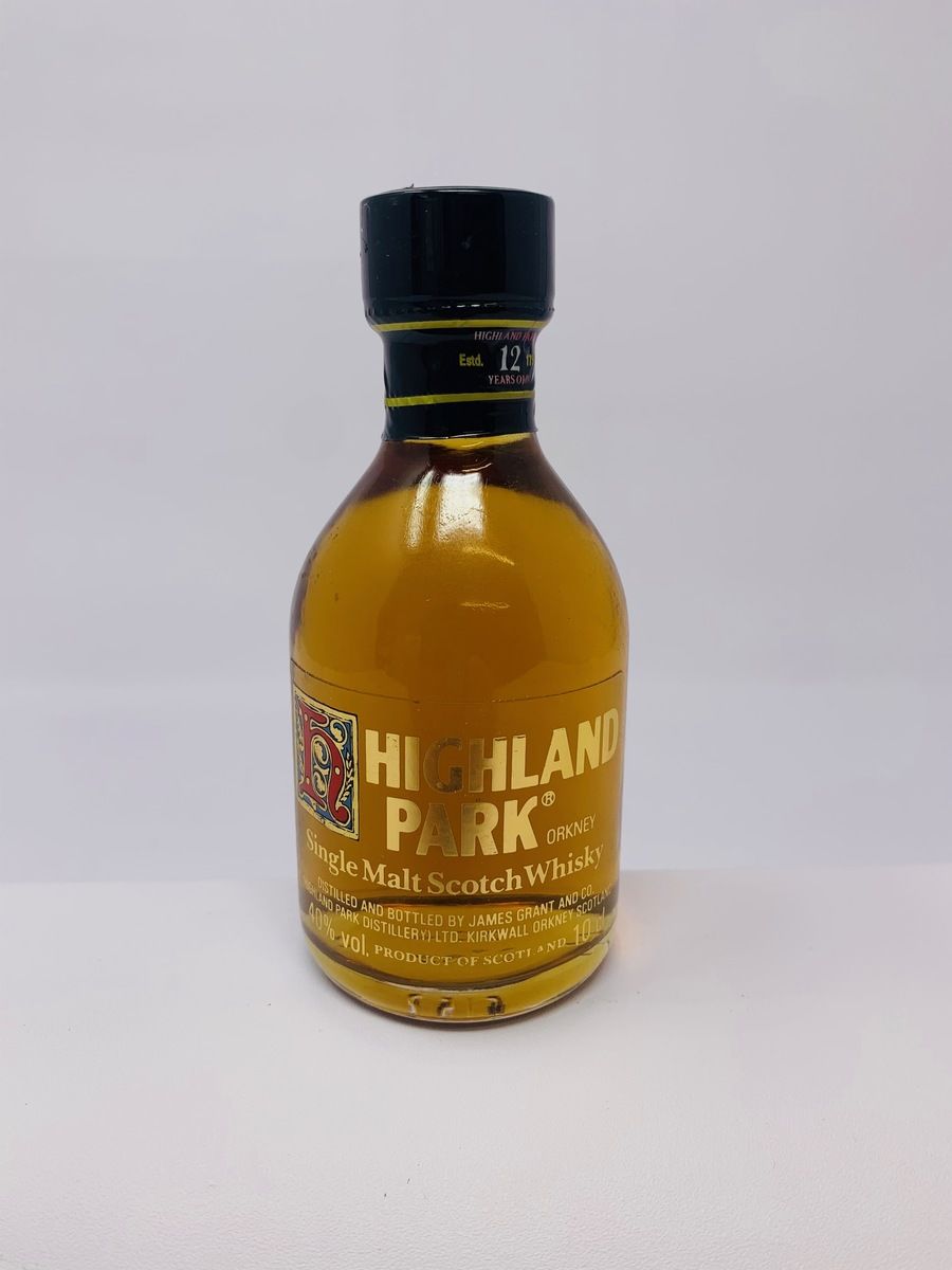 HIGHLAND PARK 12 YEAR OLD 1980's 10CL MINIATURE