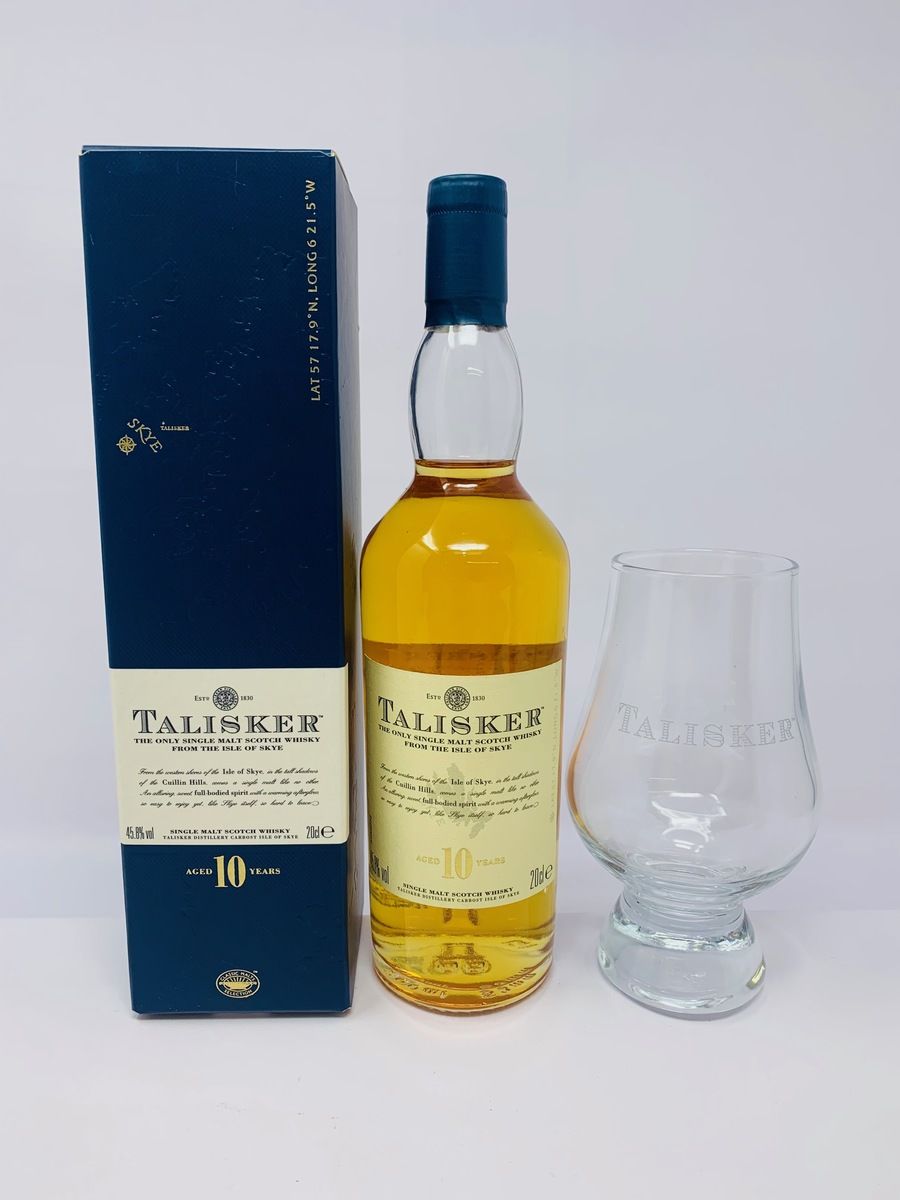TALISKER 10 YEAR OLD 20CL WITH GLASS