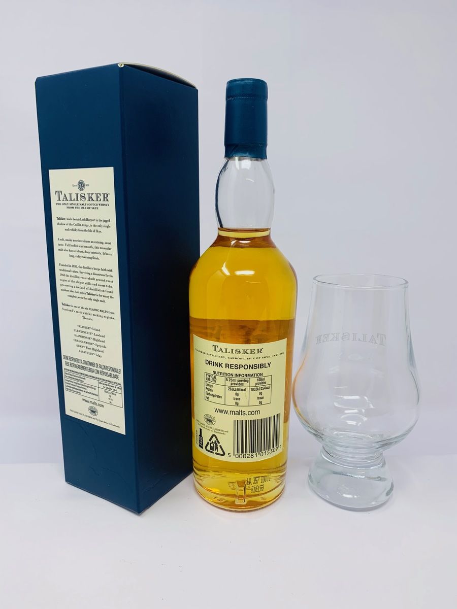 TALISKER 10 YEAR OLD 20CL WITH GLASS