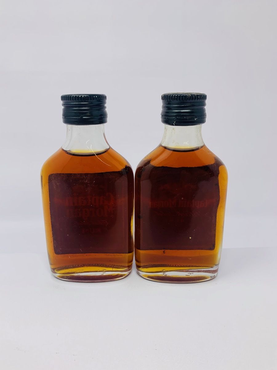 2 CAPTAIN MORGANS 70% PROOF RUM MINIATURES