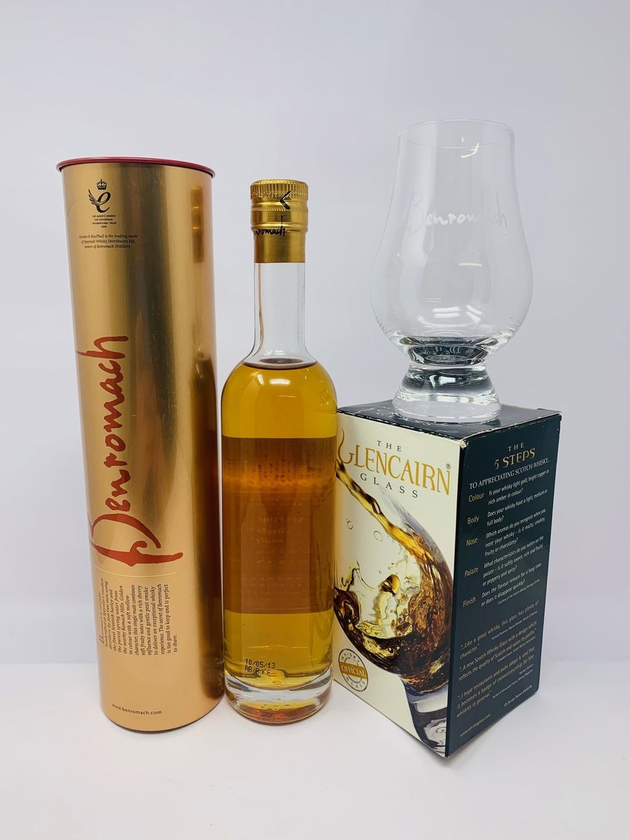 BENROMACH 10 YEAR OLD 20CL WITH GLASS