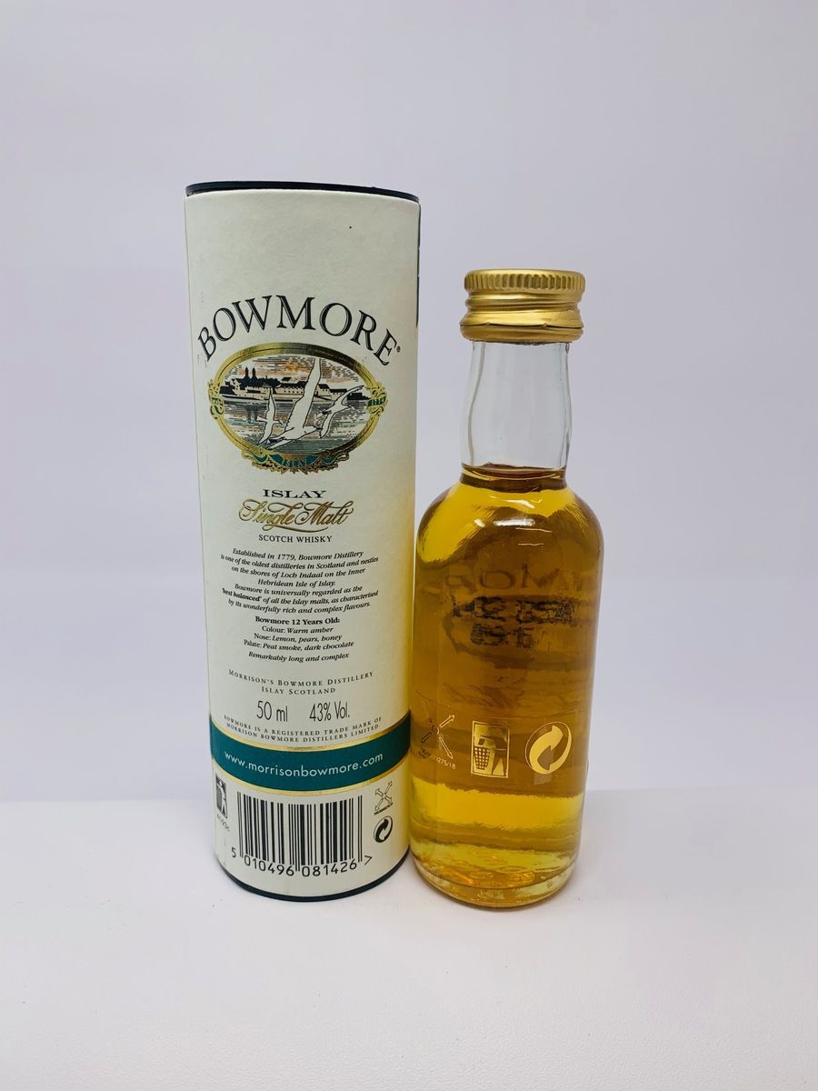 BOWMORE 12 YEAR OLD MINIATURE