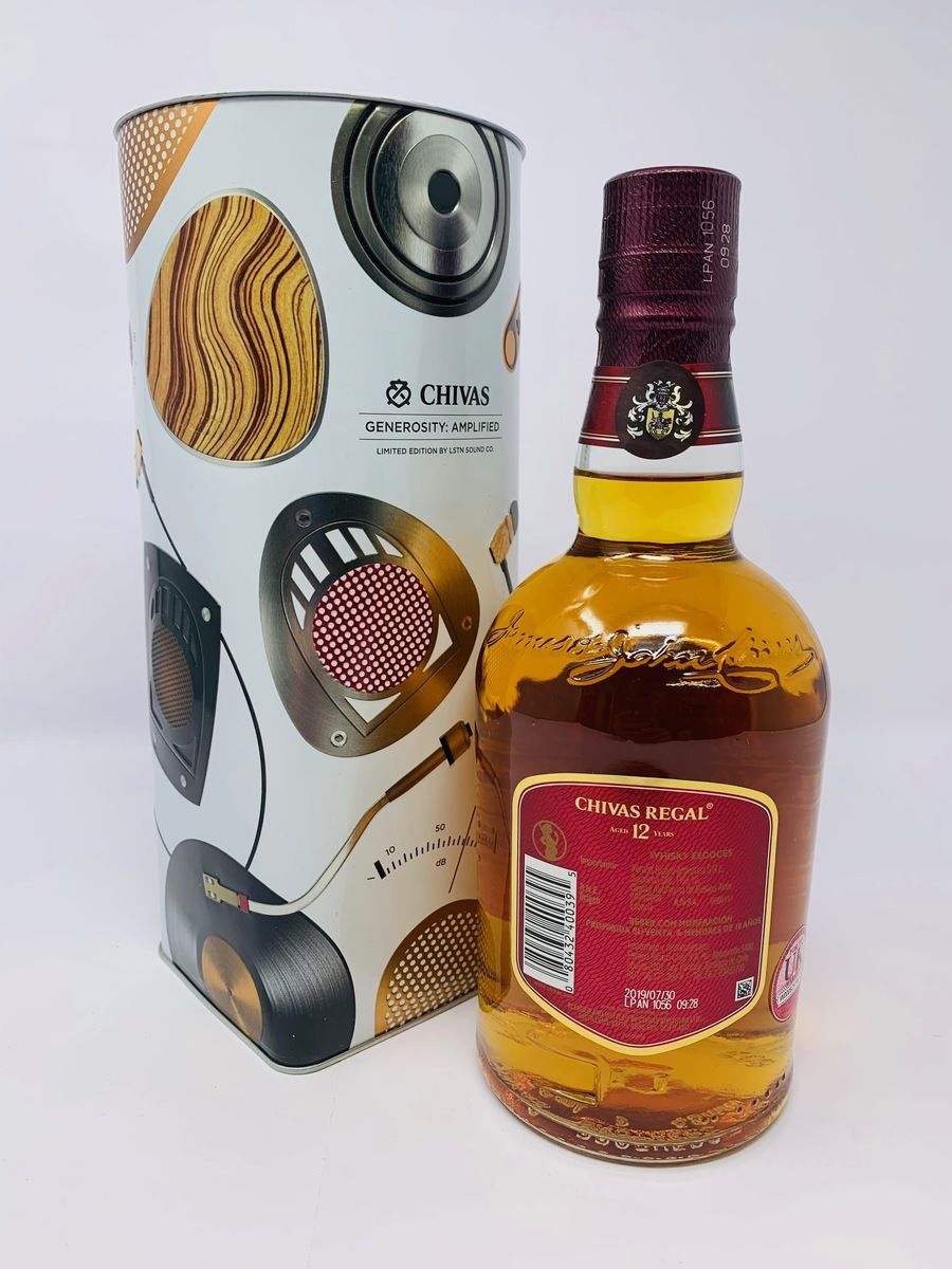 CHIVAS REGAL 12 YEAR OLD LIMITED EDITION LSTN SOUND