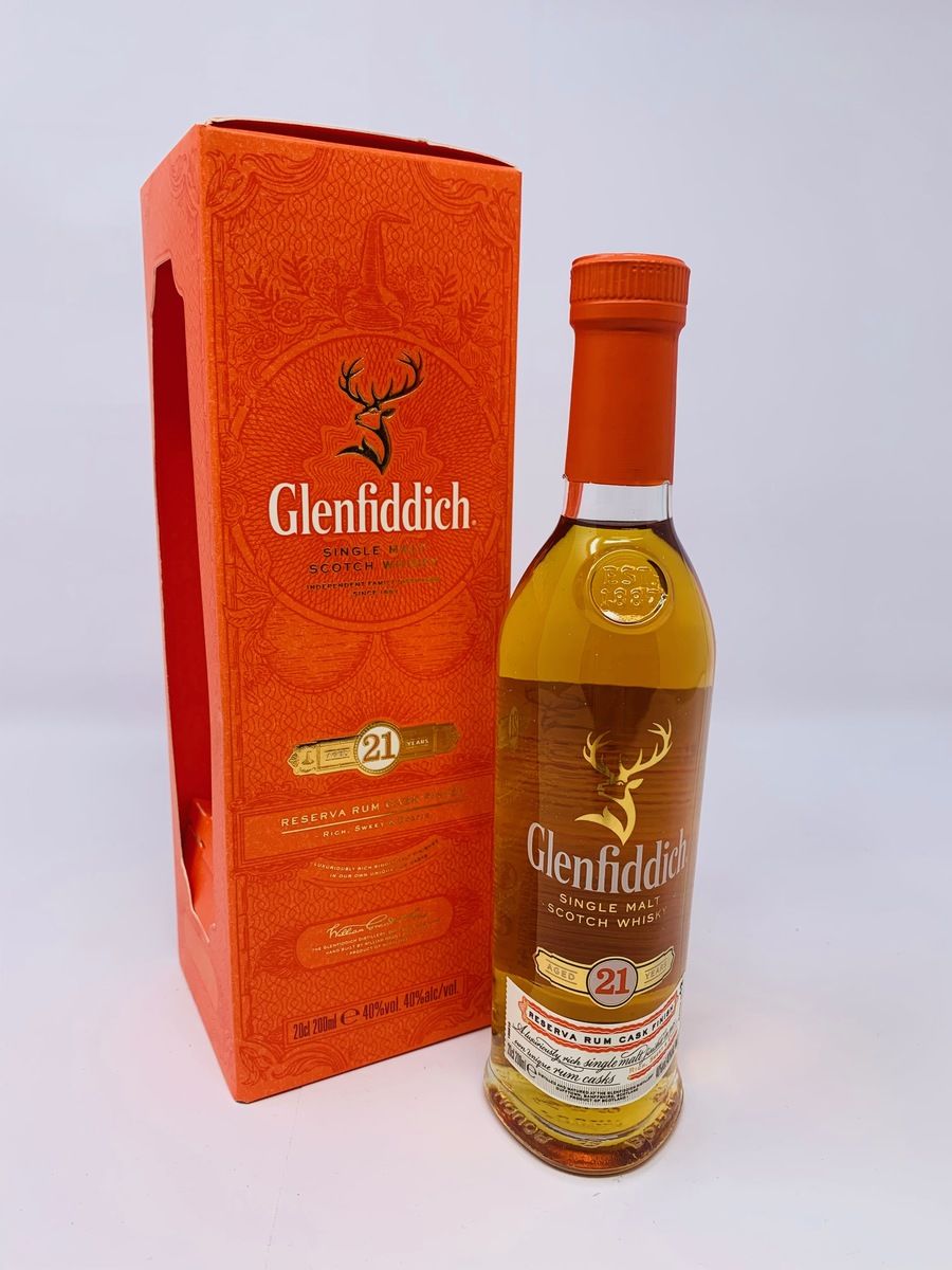 GLENFIDDICH 20CL 21 YEAR OLD RESERVA RUM CASK FINISH