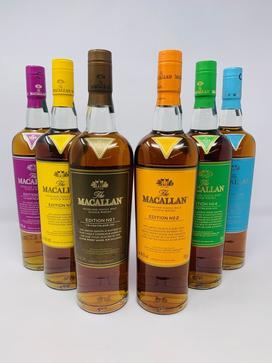 MACALLAN EDITIONS 1 - 6 