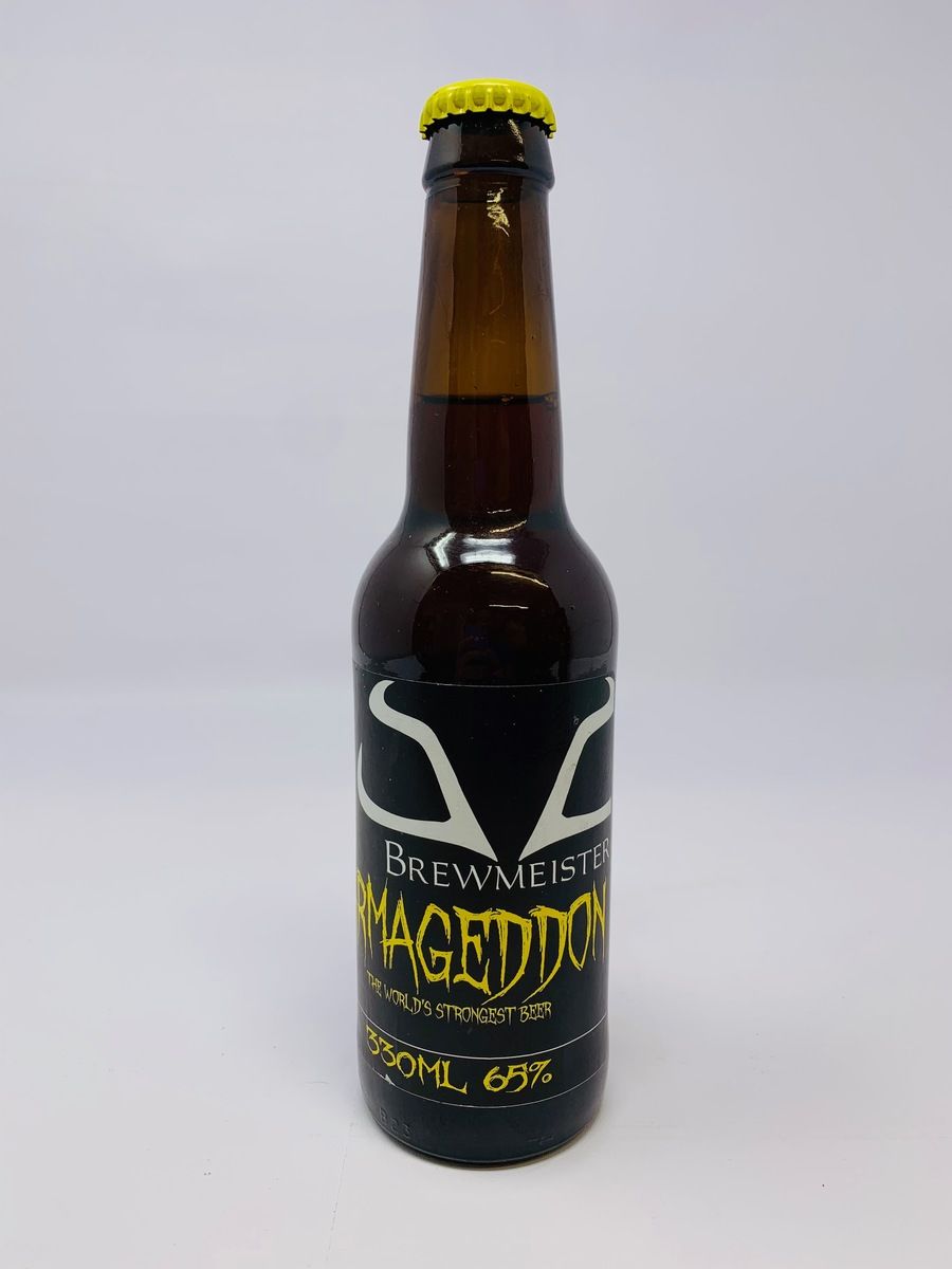 ARMAGEDDON WORLDS STRONGEST BEER 65% ABV
