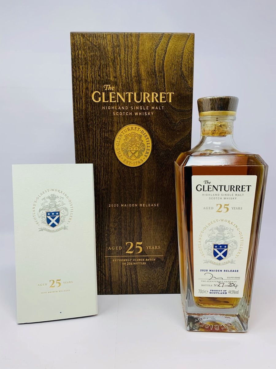 THE GLENTURRET 25 YEAR OLD - 2020 MAIDEN RELEASE