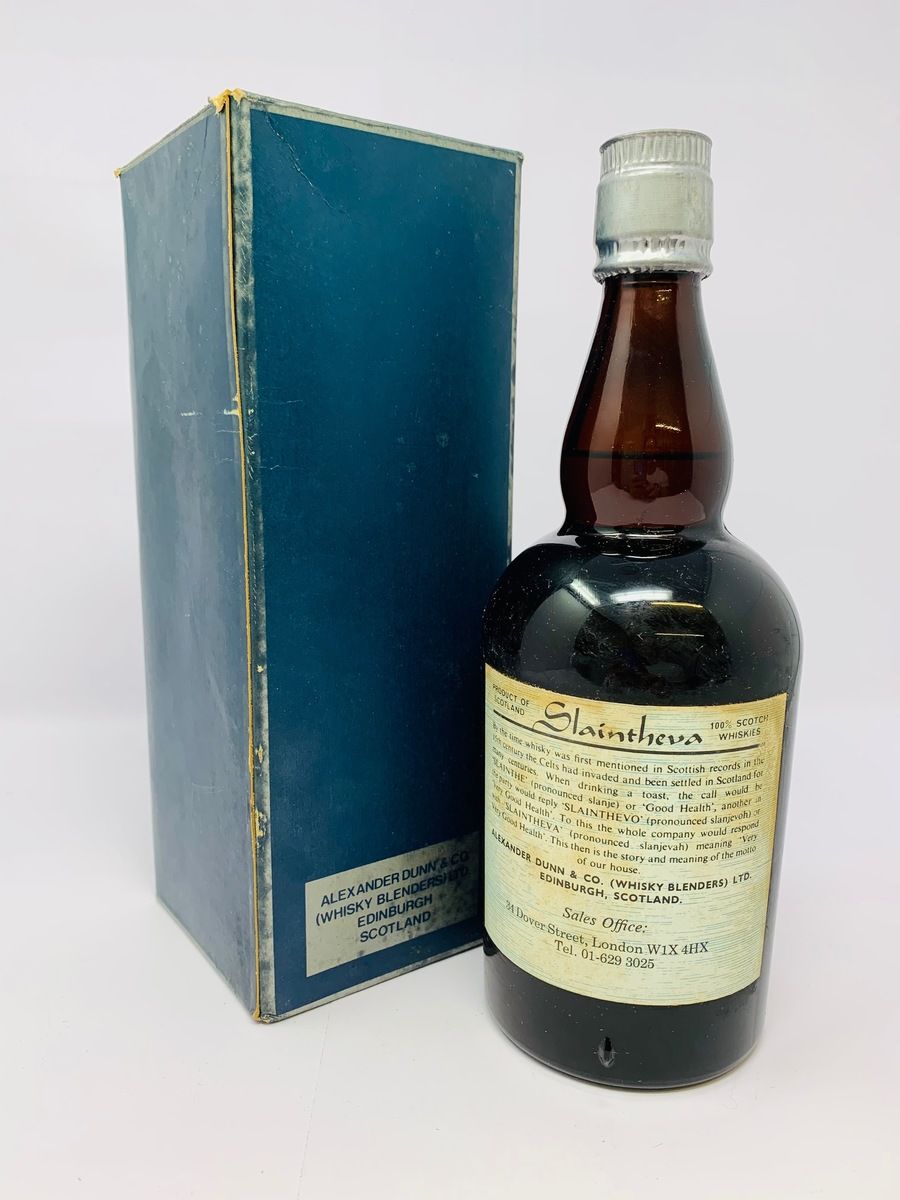 SLAINTHEVA 1970'S SILVER JUBILEE BLENDED SCOTCH WHISKY JOHN MOODY