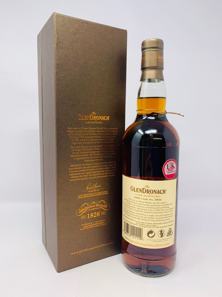 GLENDRONACH 1992 27 YEAR OLD CASK BOTTLING