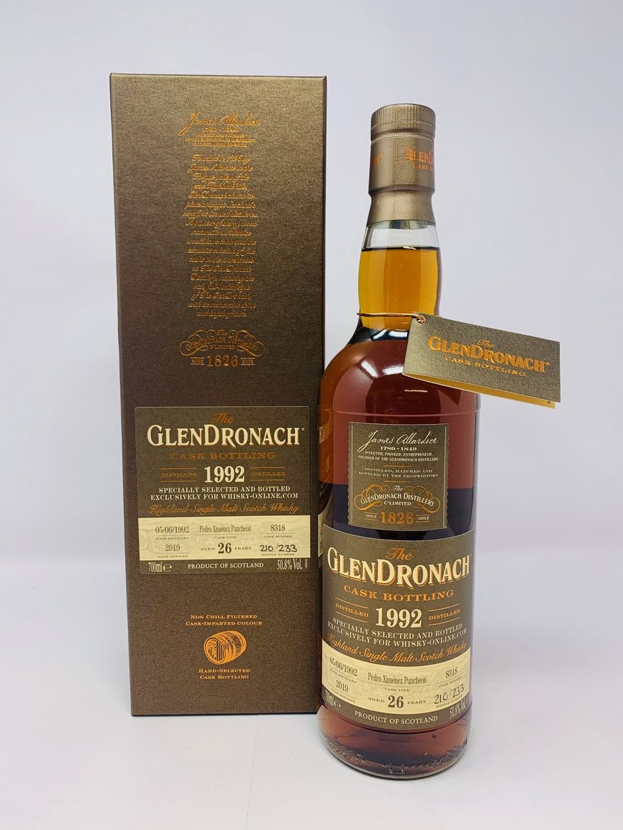 GLENDRONACH 1992 26 YEAR OLD CASK BOTTLING