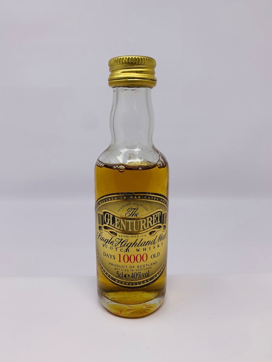 GLENTURRET 10000 DAYS OLD MINIATURE
