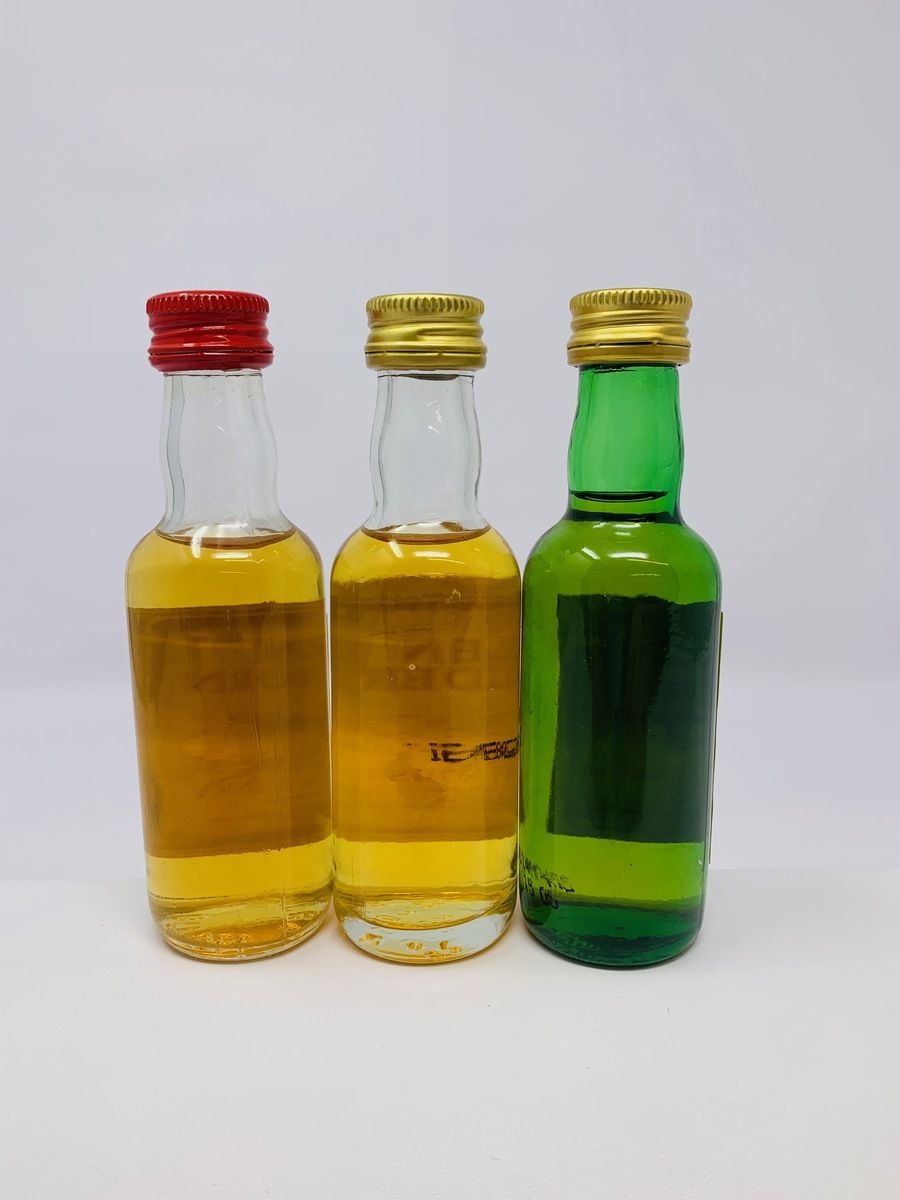 3 x WHISKY MINIATURES 