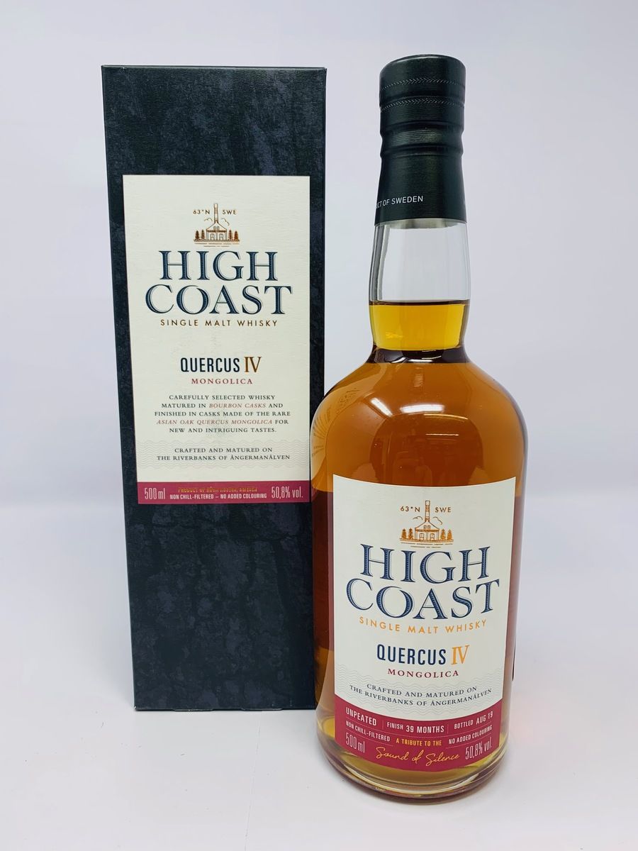 HIGH COAST QUERCUS IV MONGOLICA SWEDISH SINGLE MALT WHISKY