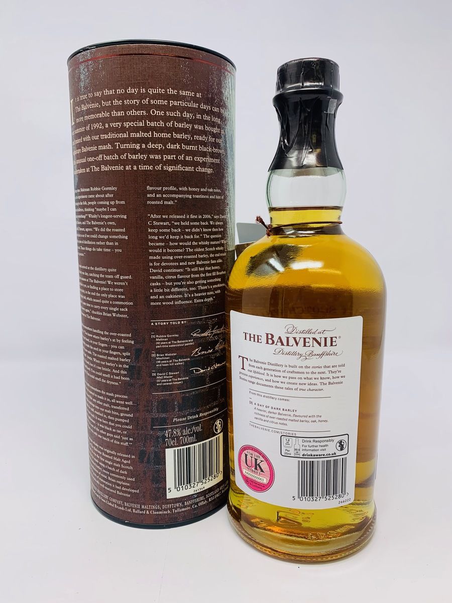 BALVENIE 26 YEAR OLD "A DAY OF DARK BARLEY"