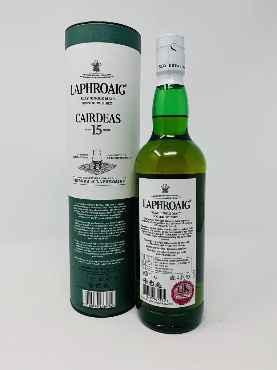 LAPHROAIG CAIRDEAS 15 YEAR OLD FRIENDS OF LAPHROAIG