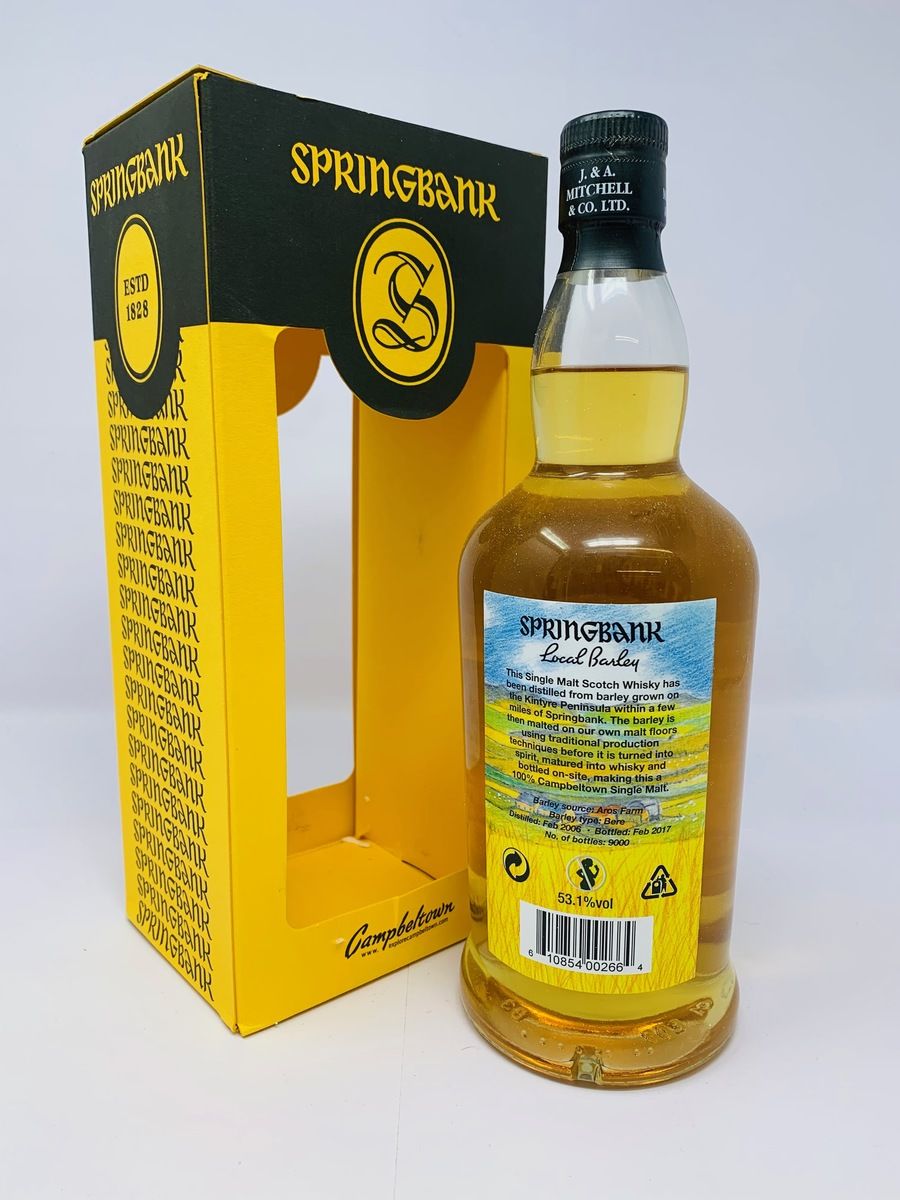SPRINGBANK 2006 - 11 YEAR OLD LOCAL BARLEY