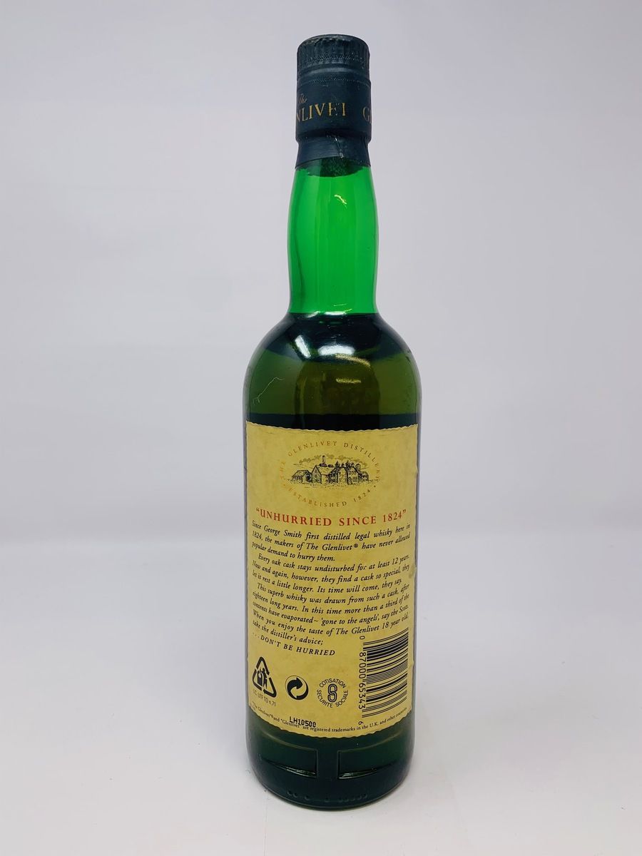 THE GLENLIVET 18 YEAR OLD 1990'S 