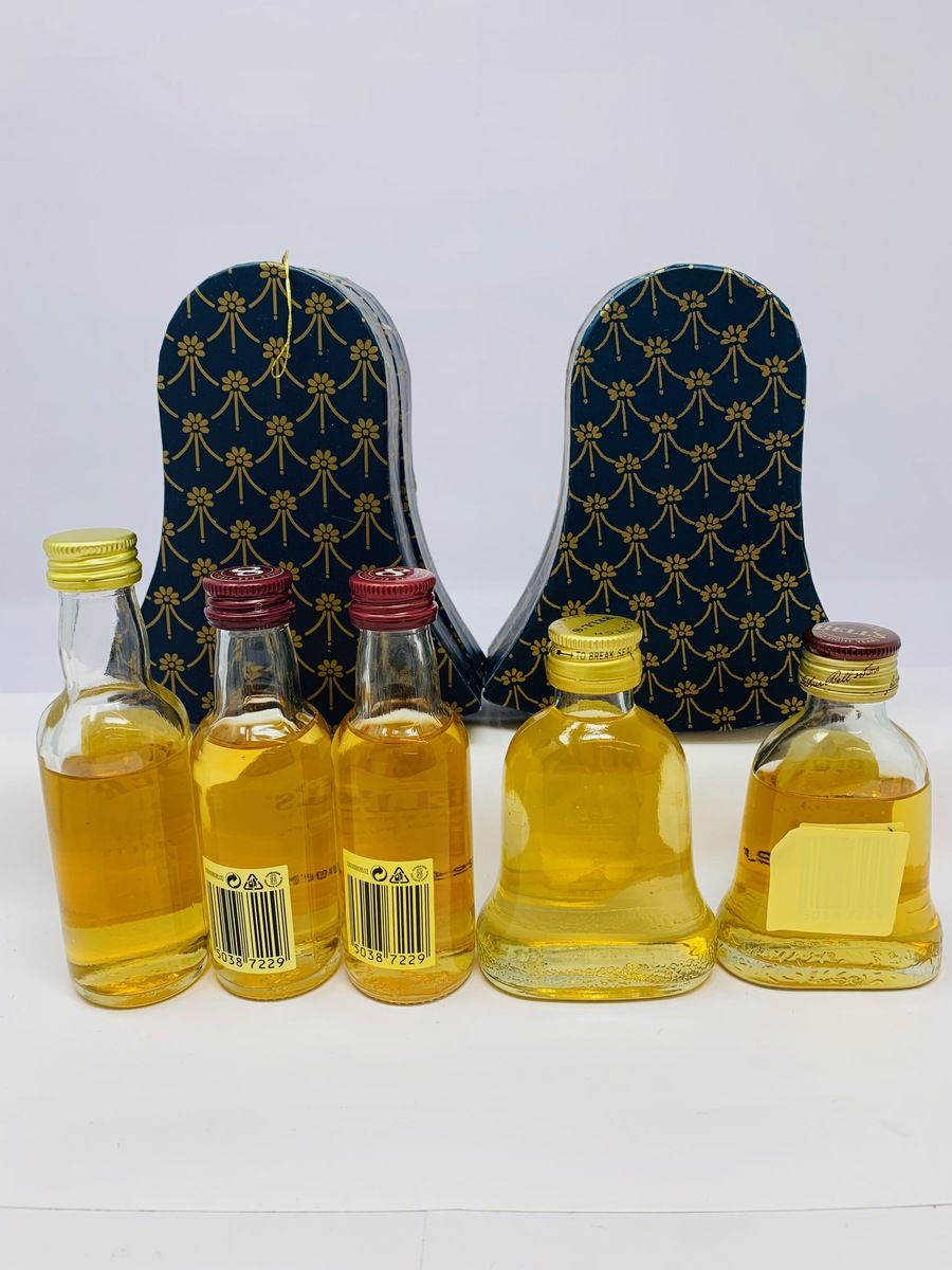 5 X BELLS WHISKY MINIATURES