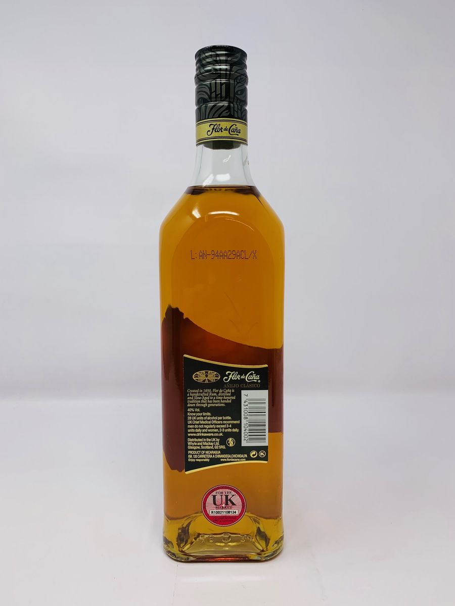 FLOR DE CANA 5 YEAR OLD BLACK RUM
