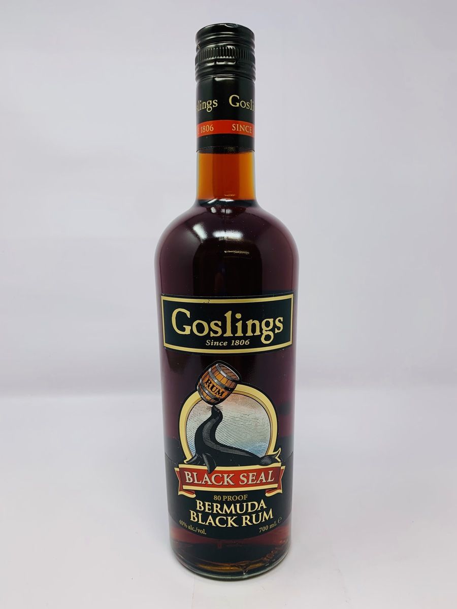 GOSLINGS BLACK SEAL 80 PROOF BERMUDA BLACK RUM