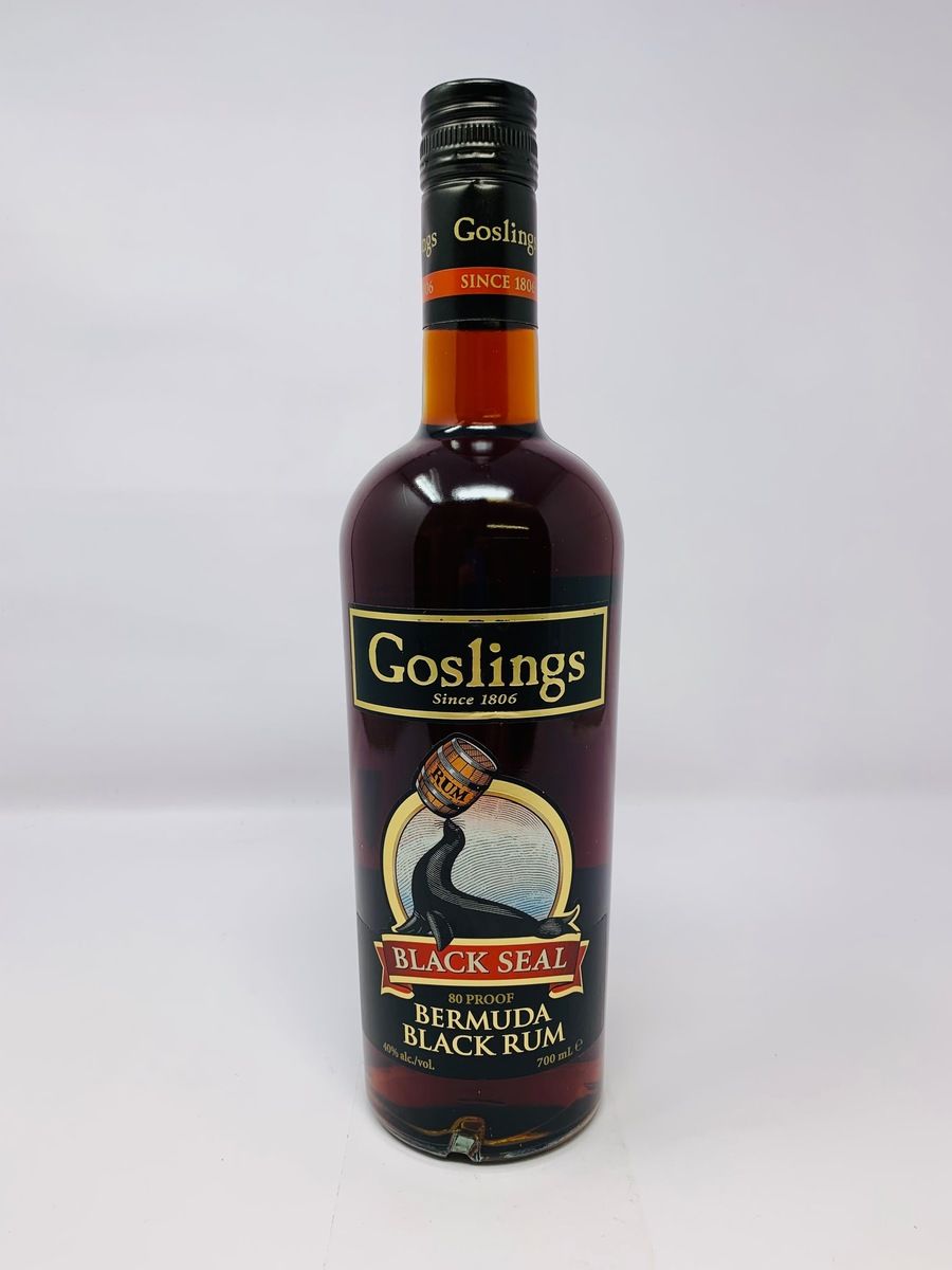 GOSLINGS BLACK SEAL 80 PROOF BERMUDA BLACK RUM
