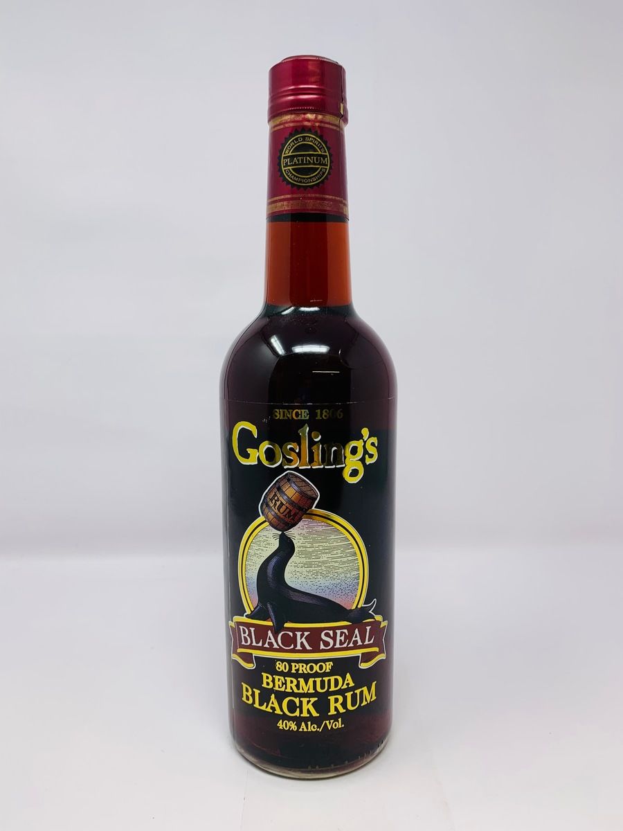 GOSLINGS BLACK SEAL 80 PROOF BERMUDA BLACK RUM