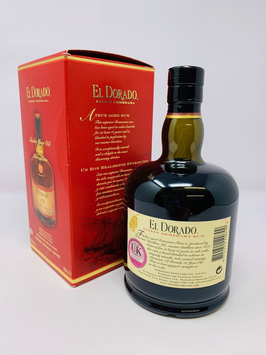 EL DORADO 12 YEAR OLD DEMERARA RUM 