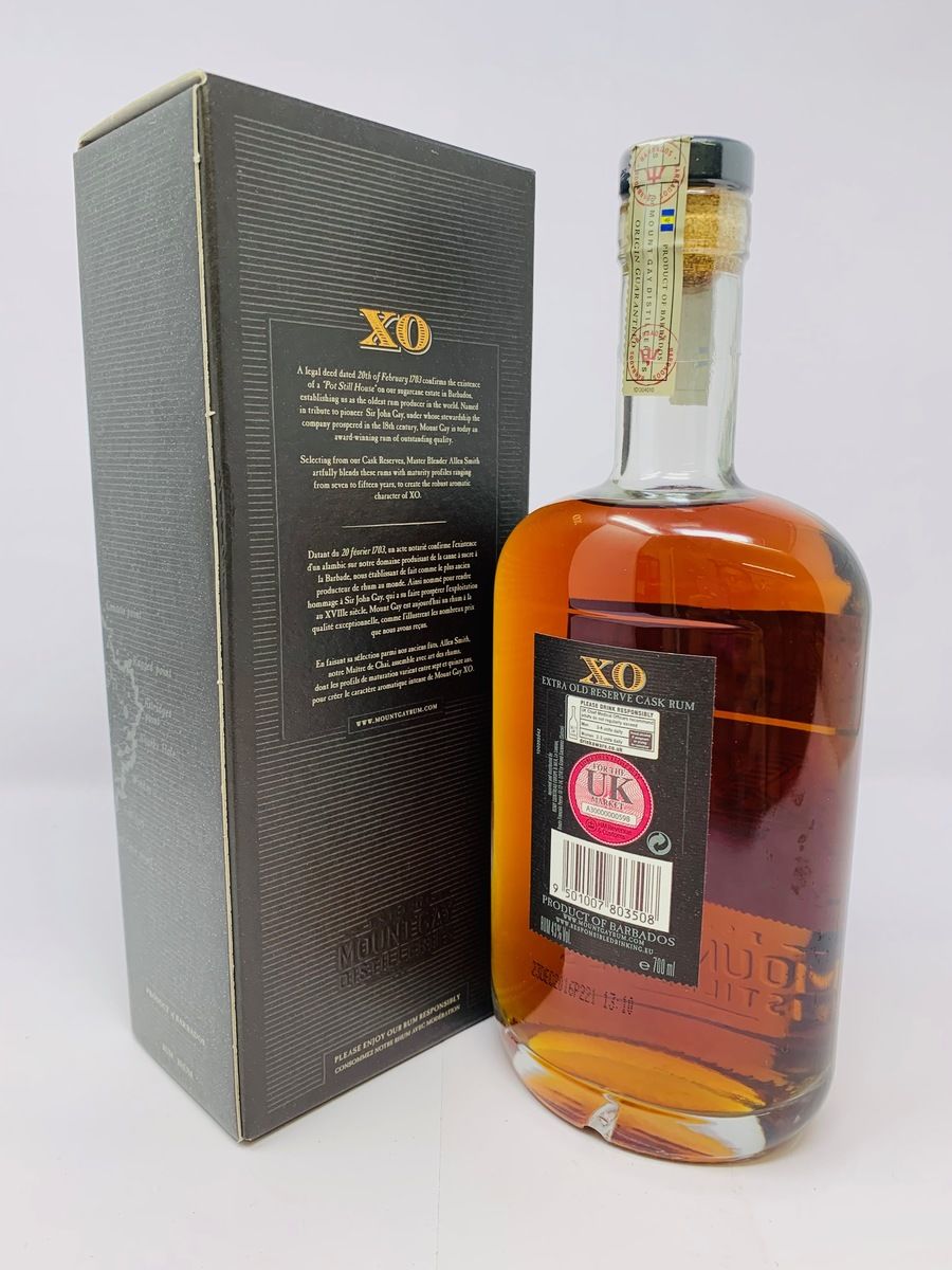 MOUNT GAY EST 1703 XO RUM 