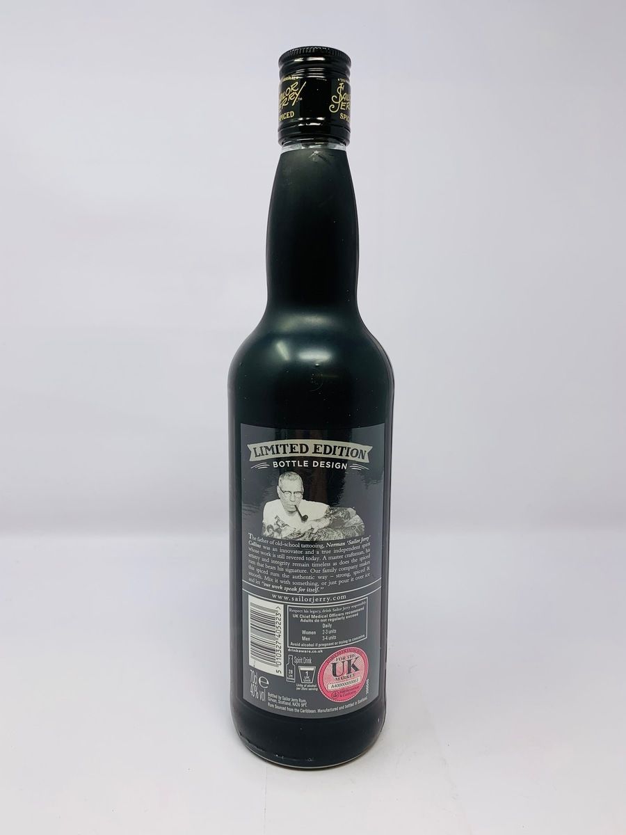 SAILOR JERRY SPICED RUM LIMITED DESIGN BOTTLE