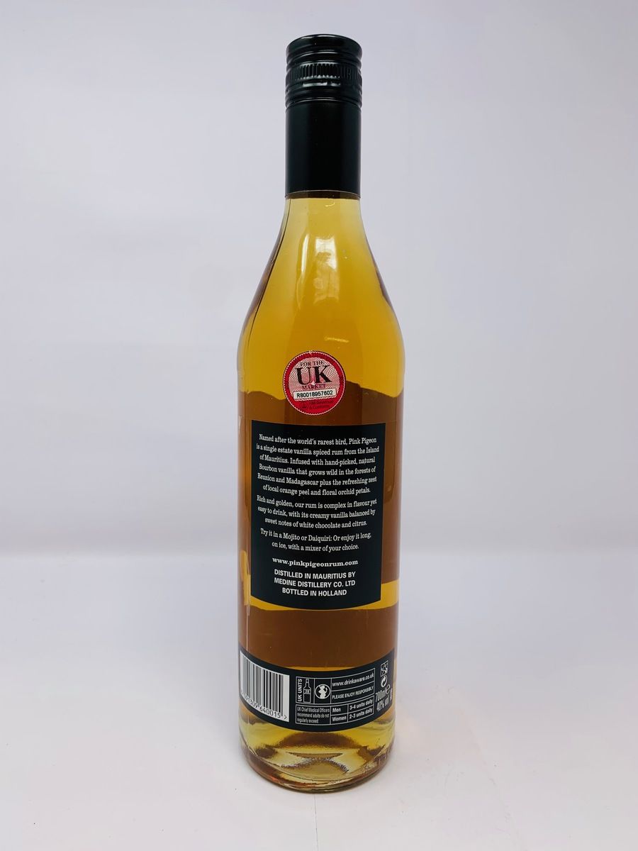 THE PINK PIGEON VANILLA SPICED RUM
