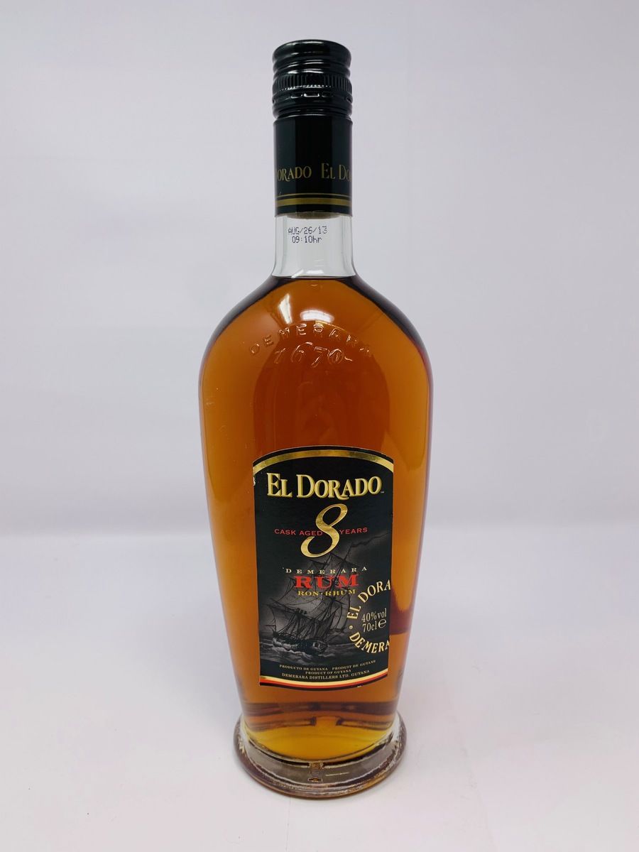 EL DORADO 8 YEAR OLD DEMERARA RUM 