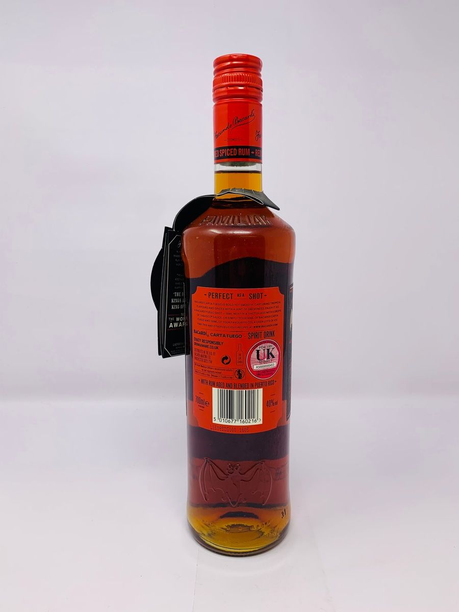 BARCARDI CARTA FUEGO RUM
